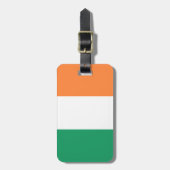 Étiquette À Bagage Drapeau de l'Irlande (Devant Vertical)