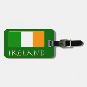 Étiquette À Bagage Drapeau de l'Irlande