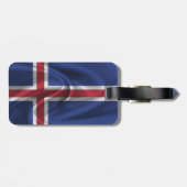 Étiquette À Bagage Drapeau De L'Islande (Dos horizontal)