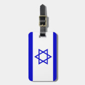 Étiquette À Bagage Drapeau de l'Israël (Devant Vertical)
