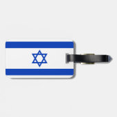 Étiquette À Bagage Drapeau de l'Israël (Dos horizontal)