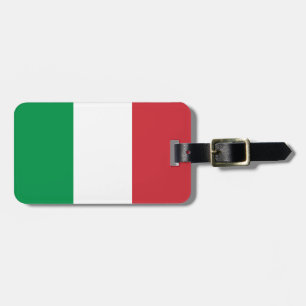 Étiquette À Bagage Drapeau de l'Italie