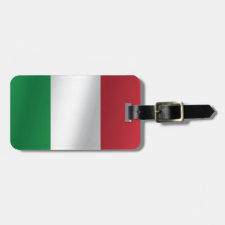 Étiquette À Bagage Drapeau de l'Italie