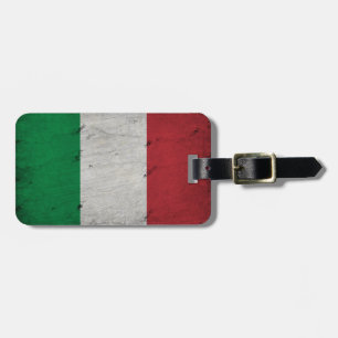 Étiquette À Bagage drapeau de l'Italie