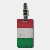 Étiquette À Bagage drapeau de l'Italie  (Devant Vertical)