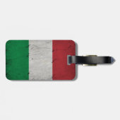 Étiquette À Bagage drapeau de l'Italie  (Dos horizontal)