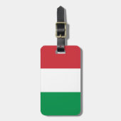 Étiquette À Bagage Drapeau de l'Italie (Devant Vertical)