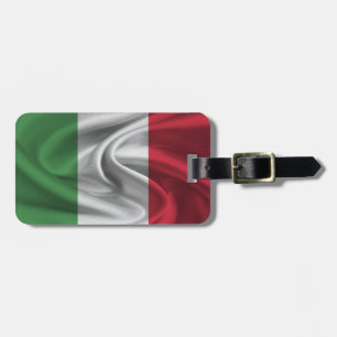 Étiquette À Bagage Drapeau De L'Italie