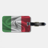 Étiquette À Bagage Drapeau De L'Italie (Dos horizontal)