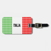 Étiquette À Bagage Drapeau de l'Italie (Devant horizontal)