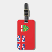 Étiquette À Bagage Drapeau de l'Ontario (Devant Vertical)