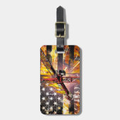 Étiquette À Bagage Drapeau de l'opérateur de grue de tour (Devant Vertical)