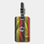 Étiquette À Bagage Drapeau De L'Ouganda (Devant Vertical)