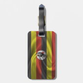 Étiquette À Bagage Drapeau De L'Ouganda (Dos Vertical)