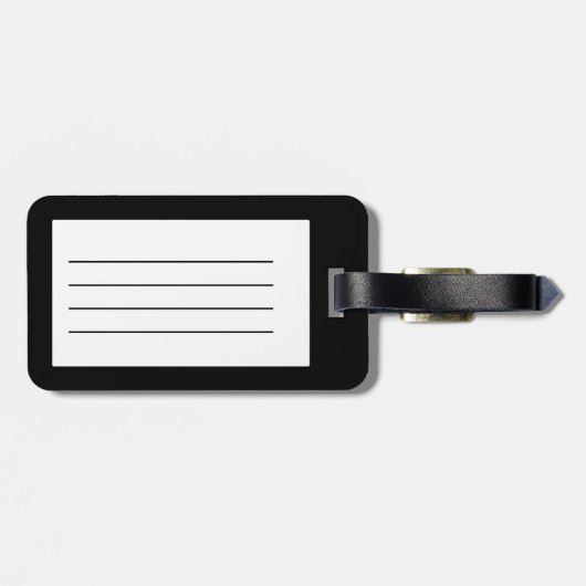 Étiquette À Bagage Drapeau de l'Ukraine (Dos horizontal)