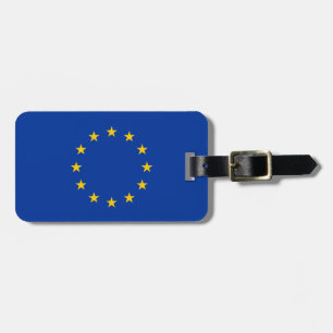 Étiquette À Bagage Drapeau de l'Union européenne Marque de bagage