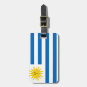 Étiquette À Bagage drapeau de l'Uruguay (Devant Vertical)