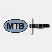 Étiquette À Bagage Drapeau de l'Utah VTT (Devant horizontal)