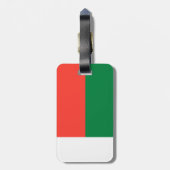 Étiquette À Bagage Drapeau de Madagascar (Dos Vertical)