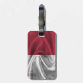 Étiquette À Bagage Drapeau De Malte (Dos Vertical)