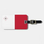 Étiquette À Bagage Drapeau de Malte (Devant horizontal)