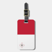 Étiquette À Bagage Drapeau de Malte (Devant Vertical)