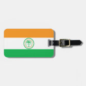 Étiquette À Bagage Drapeau de Miami, Floride Balise de bagages (Devant horizontal)