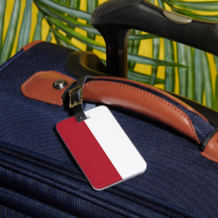 Étiquette À Bagage Drapeau de Monaco