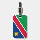 Étiquette À Bagage Drapeau de Namibie Easy ID Personal (Devant Vertical)