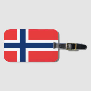 Étiquette À Bagage Drapeau de Norway