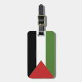 Étiquette À Bagage Drapeau de Palestine (Devant Vertical)