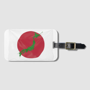 Étiquette À Bagage Drapeau de pays japonais