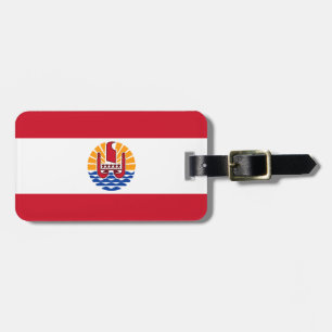 Étiquette À Bagage Drapeau de Polynésie française