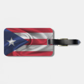 Étiquette À Bagage Drapeau De Porto Rico (Dos horizontal)