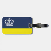 Étiquette À Bagage Drapeau de Regina, Saskatchewan (Dos horizontal)
