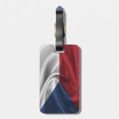 Étiquette À Bagage Drapeau De République Tchèque (Dos Vertical)