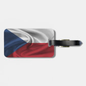 Étiquette À Bagage Drapeau De République Tchèque (Dos horizontal)