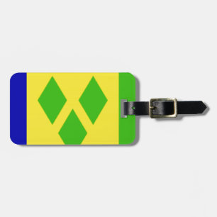 Étiquette À Bagage Drapeau de Saint-Vincent-et-les-Grenadines