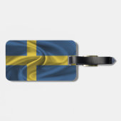 Étiquette À Bagage Drapeau De Suède (Dos horizontal)