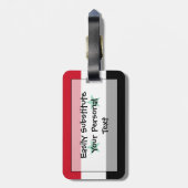 Étiquette À Bagage Drapeau de Syrie Easy ID Personal (Dos Vertical)