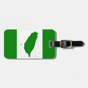 Étiquette À Bagage Drapeau de Taïwan