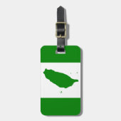 Étiquette À Bagage Drapeau de Taïwan (Devant Vertical)