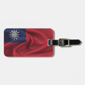 Étiquette À Bagage Drapeau de Taïwan (Devant horizontal)