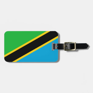 Étiquette À Bagage Drapeau de Tanzanie