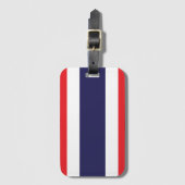 Étiquette À Bagage Drapeau de Thaïlande (Devant Vertical)