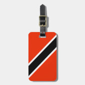 Étiquette À Bagage Drapeau de Trinité-et-Tobago (Devant Vertical)