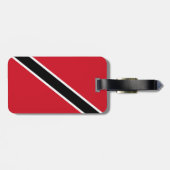 Étiquette À Bagage Drapeau de Trinité-et-Tobago (Dos horizontal)