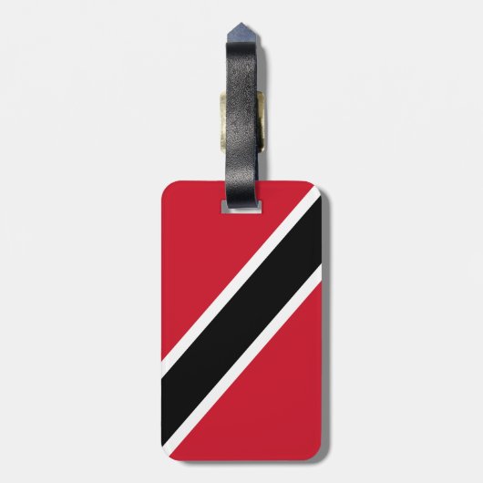 Étiquette À Bagage Drapeau de Trinité-et-Tobago (Dos Vertical)