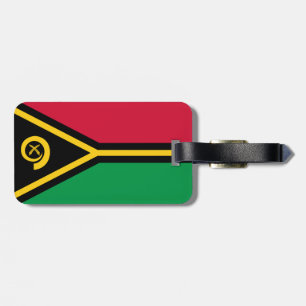 Étiquette À Bagage Drapeau de Vanuatu Bagage Balise avec bracelet en