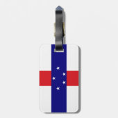 Étiquette À Bagage Drapeau des Antilles Pays-Bas (Dos Vertical)
